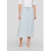 Rabe - 56-124140 Luchtige losse half lange jeans rok.